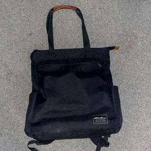 Bygone Recycled Backpack Tote in good used condition